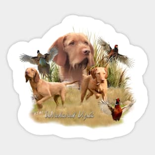 The Hungarian Wirehaired Vizsla Sticker